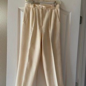 Cream Colored Lined Pants